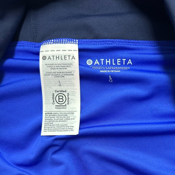 Malibu Blue Athleta Bathing Suit Size Large - Picture 3 of 7